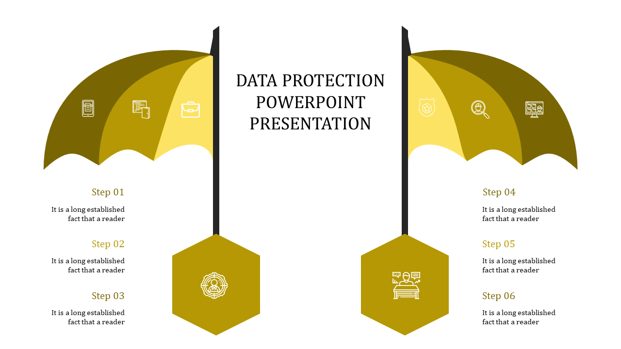 data protection powerpoint presentation templates-data protection powerpoint presentation-yellow
